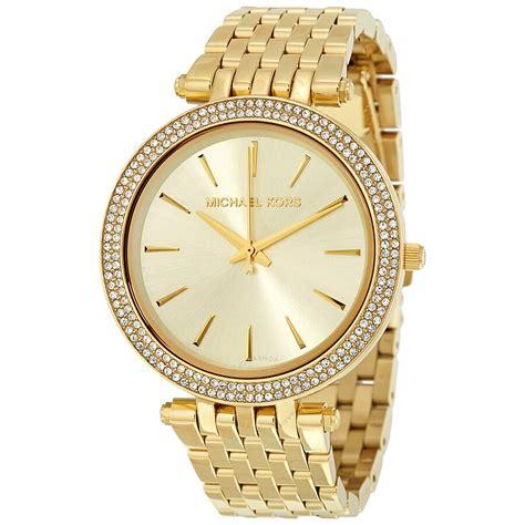 are michael kors watches real gold|michael kors watch gold women's.